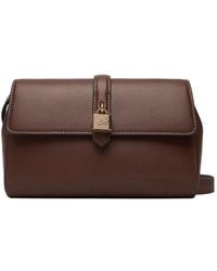 KARL LAGERFELD - K/Autograph Padlock Crossbody Bag - Lyst