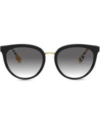 Burberry - Occhiali Da Sole A Quadri - Lyst