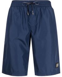 Dolce & Gabbana - Logo-Appliqué Swim Shorts - Lyst
