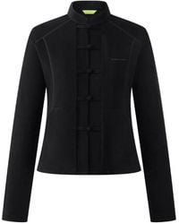 Shanghai Tang - Veste Boutonnée À Détail Noué - Lyst