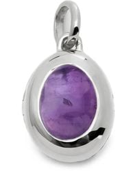 Monica Vinader - February Birthstone Curb-Chain Necklace - Lyst