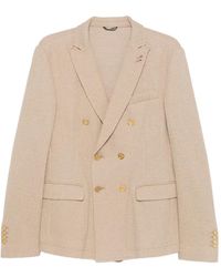 Daniele Alessandrini - Double-Breasted Peak-Lapel Jacket - Lyst