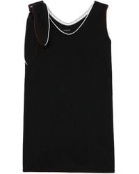Lemaire - Top Con Dettaglio A Foulard - Lyst
