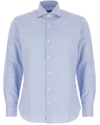 Barba Napoli - Camicia A Righe A Maniche Lunghe - Lyst