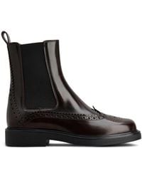 Tod's - Leather Chelsea Boots - Lyst