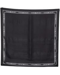 Emporio Armani - Printed Silk Foulard - Lyst