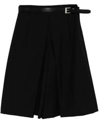 Juun.J - Skorts Con Cinturón Y Pliegues - Lyst