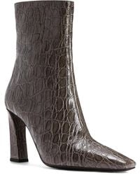 Giuseppe Zanotti - 90Mm Janiee Crocodile-Effect Ankle Boots - Lyst