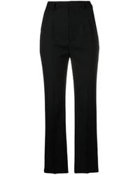Saint Laurent - High-Waisted Tailored Trousers - Lyst