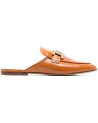 Tod's - Kate Leather Mules - Lyst