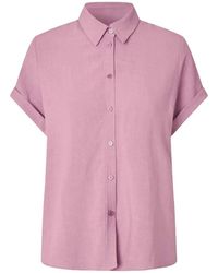 Samsøe & Samsøe - Samajana Short-Sleeved Shirt - Lyst