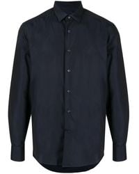 Lanvin - Spread-Collar Cotton Shirt - Lyst
