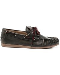 Alohas - Mocassins Rowan Sporty En Cuir À Lacets - Lyst