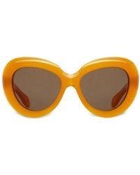 Jacques Marie Mage - Monarch Round-Frame Sunglasses - Lyst