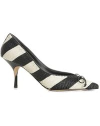 Jacquemus - Tourni Striped Bow Pumps - Lyst