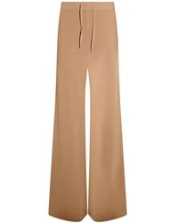 Yves Salomon - Knit Wide-Leg Trousers - Lyst