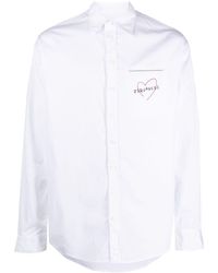 DSquared² - Logo-print Button-up Shirt - Lyst