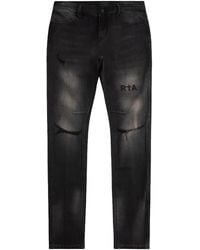 RTA - Distressed Bootcut Jeans - Lyst