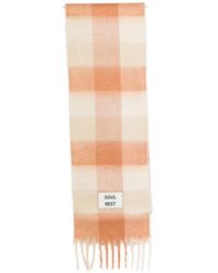 Verb to Do - Check Fringed Scarf - Lyst