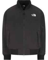The North Face - Zip Ribbed Bomber Jacket - Lyst