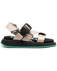 Ganni - Performance Webbing Flat Sandals - Lyst