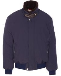 Brunello Cucinelli - シアリングカラー パデッドジャケット - Lyst