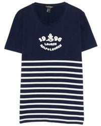 Ralph Lauren - Striped T-Shirt - Lyst