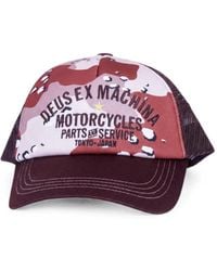 Deus Ex Machina - Camouflage-Print Mesh-Panel Cap - Lyst