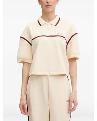 Guess - Piped Drawstring-Hem Polo Top - Lyst