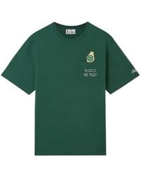 MC2 Saint Barth - Connor Organic Cotton T-Shirt With Watch Print And - Lyst