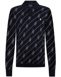 Billionaire - Polo De Manga Larga Con Botones - Lyst