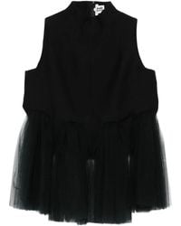 Noir Kei Ninomiya - Jacke mit Stehkragen - Lyst