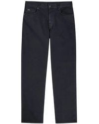 Emporio Armani - Logo-Detail Denim Jeans - Lyst