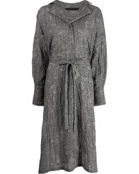 Forme D'expression - Long-sleeve Tunic Shirt Dress - Lyst