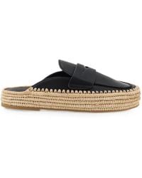 Paloma Barceló - Belinda Raffia-Platform Mules - Lyst
