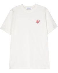 FAMILY FIRST - Embroidered-logo Cotton T-shirt - Lyst