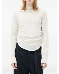 Ann Demeulemeester - Lenart Mock-Neck Long-Sleeve Top - Lyst