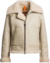Parajumpers - Gialean Jacke Mit Shearling-Kragen - Lyst