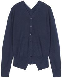 JNBY - V-Neck Drop-Shoulder Cardigan - Lyst