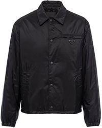 Prada - Re-Nylon Shirt Jacket - Lyst