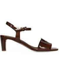 Roberto Del Carlo - Buckle-Detail Patent Sandals - Lyst