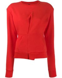Unravel Project - Folded Detail Sweatshirt - Lyst