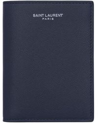 Saint Laurent - Bi-fold Leather Wallet - Lyst