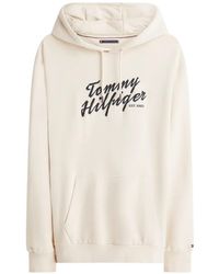 Tommy Hilfiger - Logo-Embroidered Hoodie - Lyst