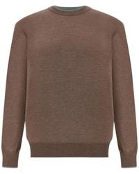 Paul & Shark - Contrast-Trim Crew-Neck Sweater - Lyst
