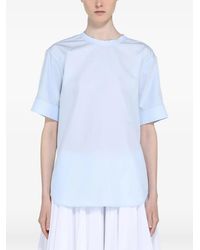 N°21 - Button-Fastening Cuffs Blouse - Lyst