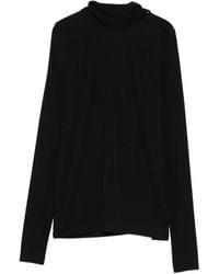 TOTEME - High-Neck Jersey Top - Lyst