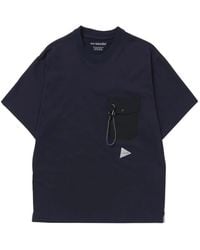 and wander - Chest Pocket T-Shirt - Lyst