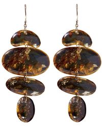 Ten Thousand Things - 18kt Yellow Gold Totem Amber Earrings - Lyst
