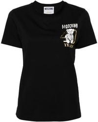 Moschino - T-Shirt With Teddy Bear Print - Lyst